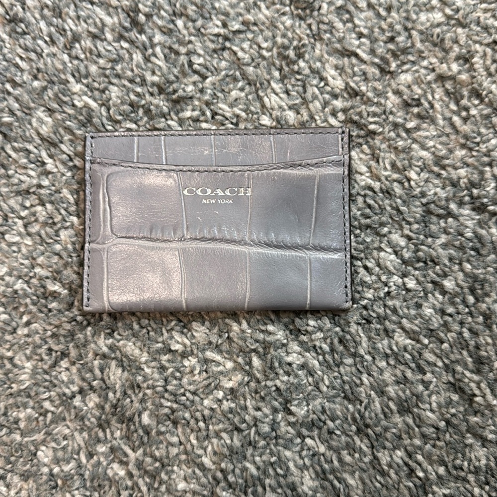Coach card holder